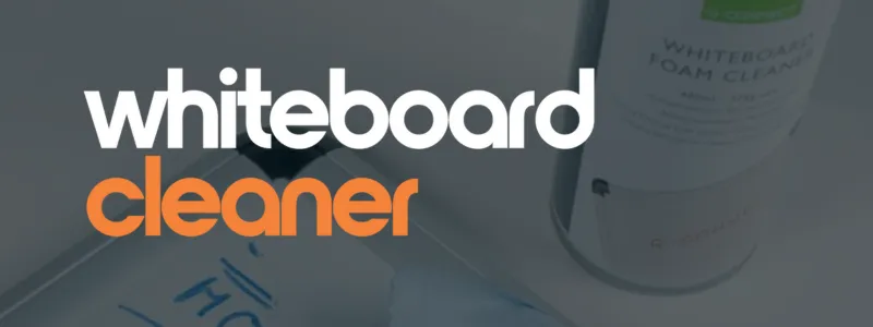 Keep your whiteboard spotless and quickly remove stains and marks.
